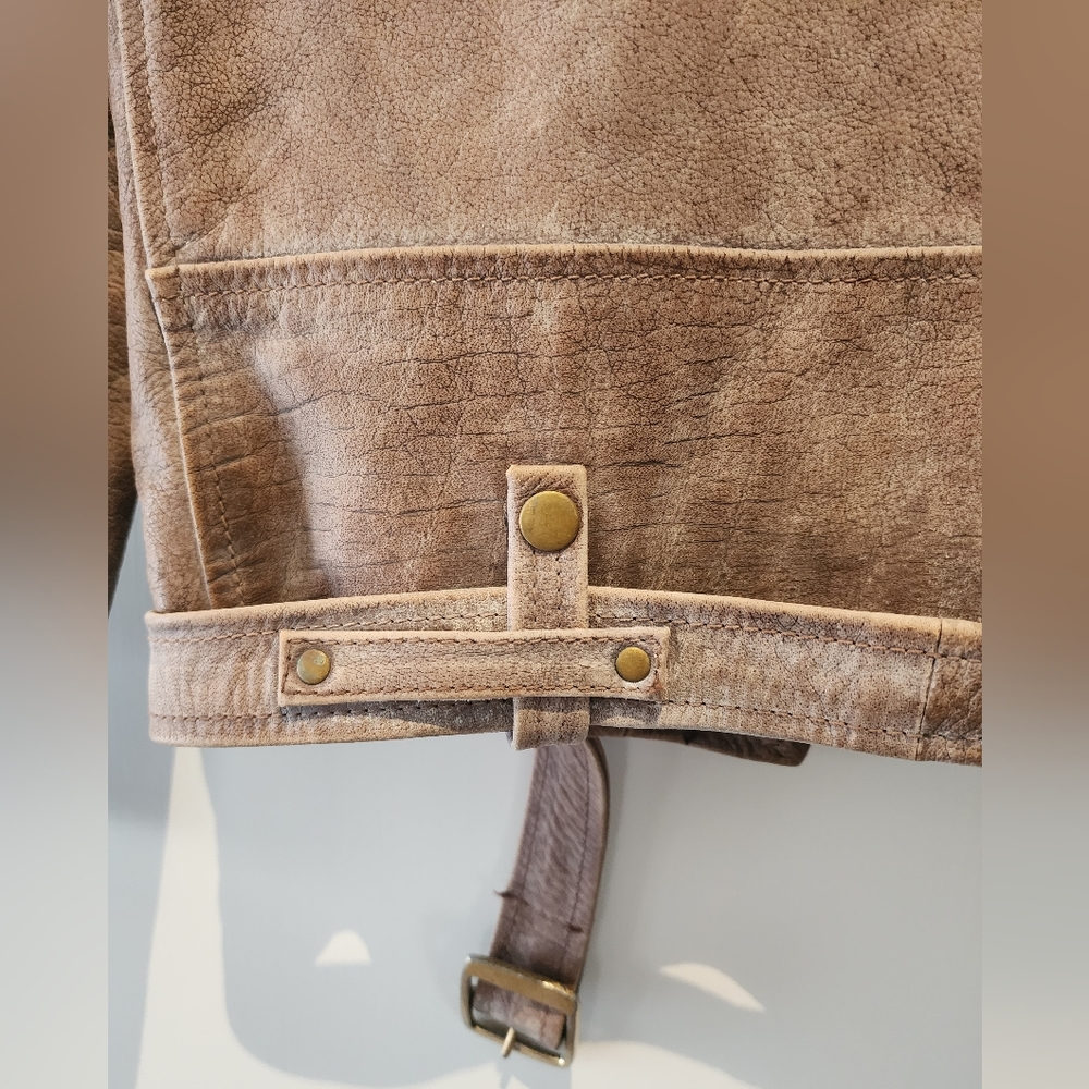 Aged Straight to Hell "Commando" Moto Jacket - Picture 8 of 12